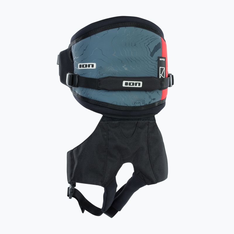 Trapezio kiteboarding per bambini ION Kite Waist Ripper blu acciaio 2