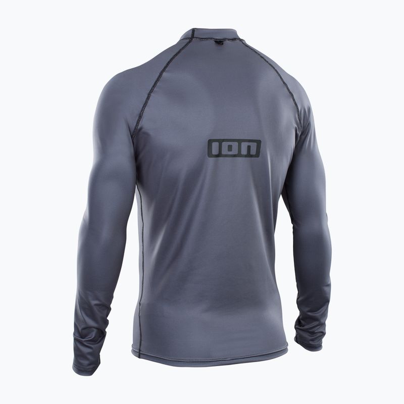 Manica lunga da uomo ION Lycra Promo blu acciaio per il nuoto 2
