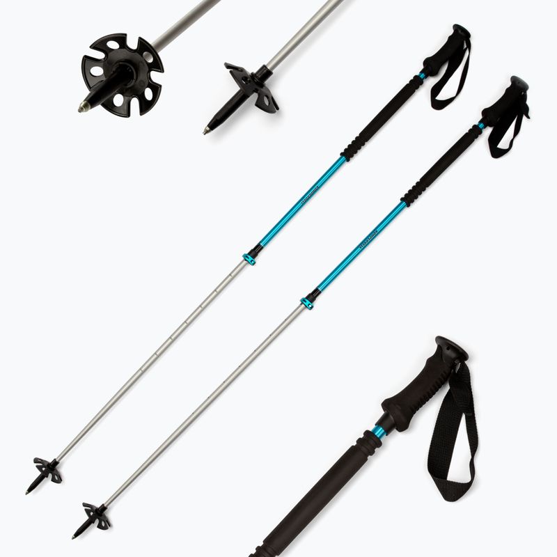 Bastoncini da sci Komperdell Thermo Ascent TI 2 blu 1842384-10 7