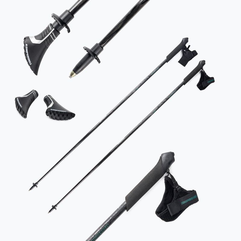 Bastoncini da nordic walking Komperdell Poniente Carbon Pure 1482334-10 5
