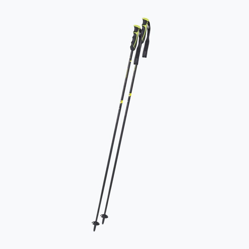 Bastoncini da sci Komperdell Booster Speed Carbon Series nero/giallo 7