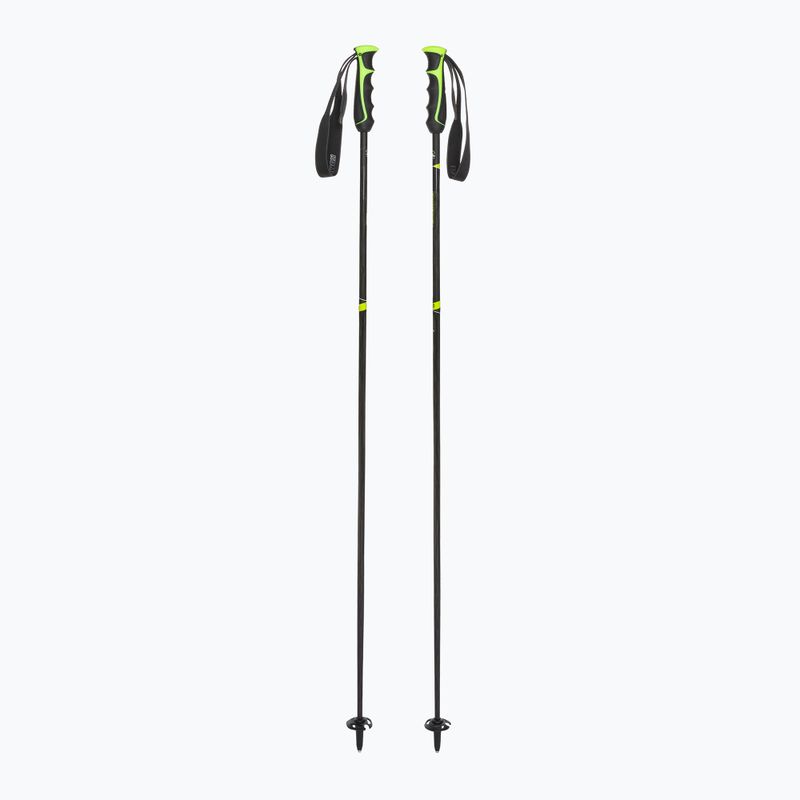 Bastoncini da sci Komperdell Booster Speed Carbon Series nero/giallo