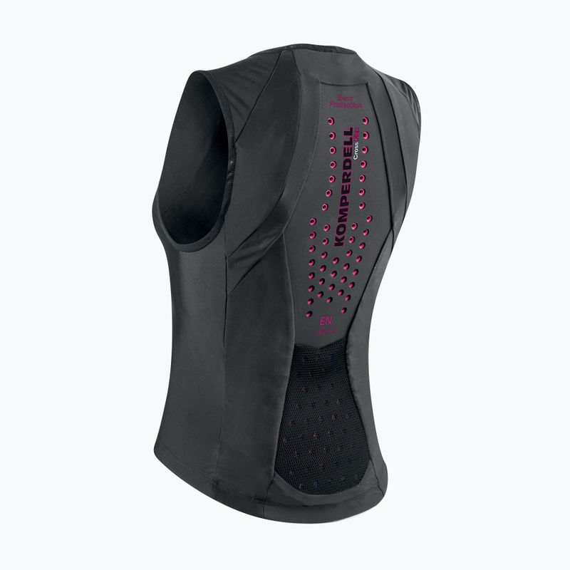 Gilet Komperdell Air da donna nero/rosa chiaro 2