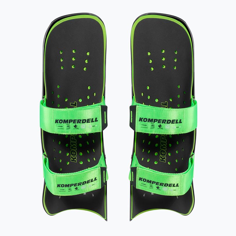 Parastinchi per bambini Komperdell Shinguards Profi World Cup Jr green