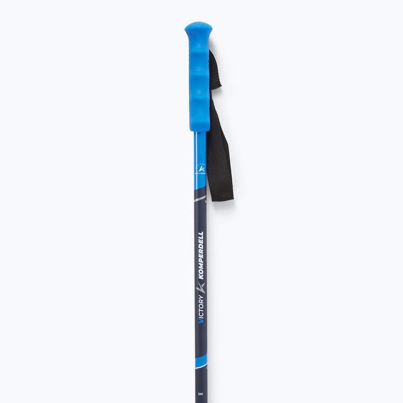 Bastoncini da sci Komperdell Victory Ti blu scuro/ciano 2