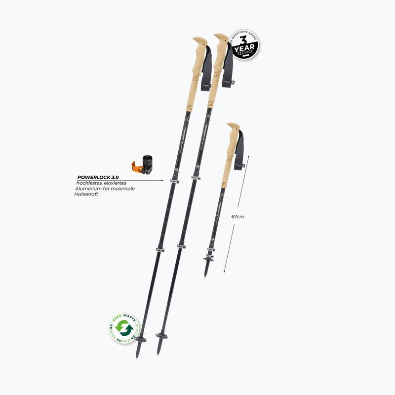 Bastoncini da trekking Komperdell Carbon Ultra Zero argento 2