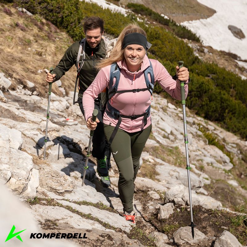Bastoncini da trekking verdi Komperdell Explorer Zero 3