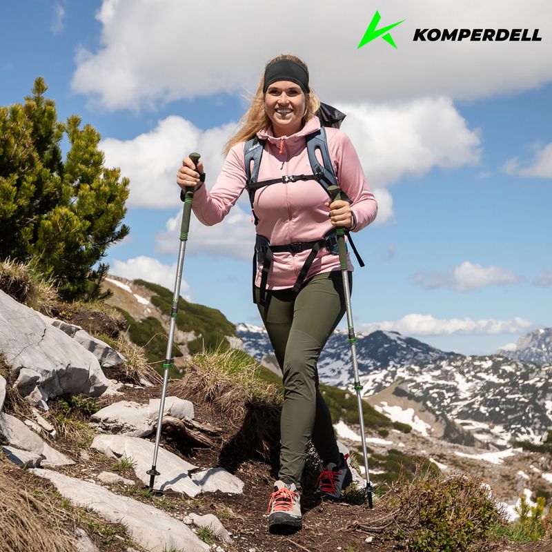 Bastoncini da trekking verdi Komperdell Explorer Zero 4