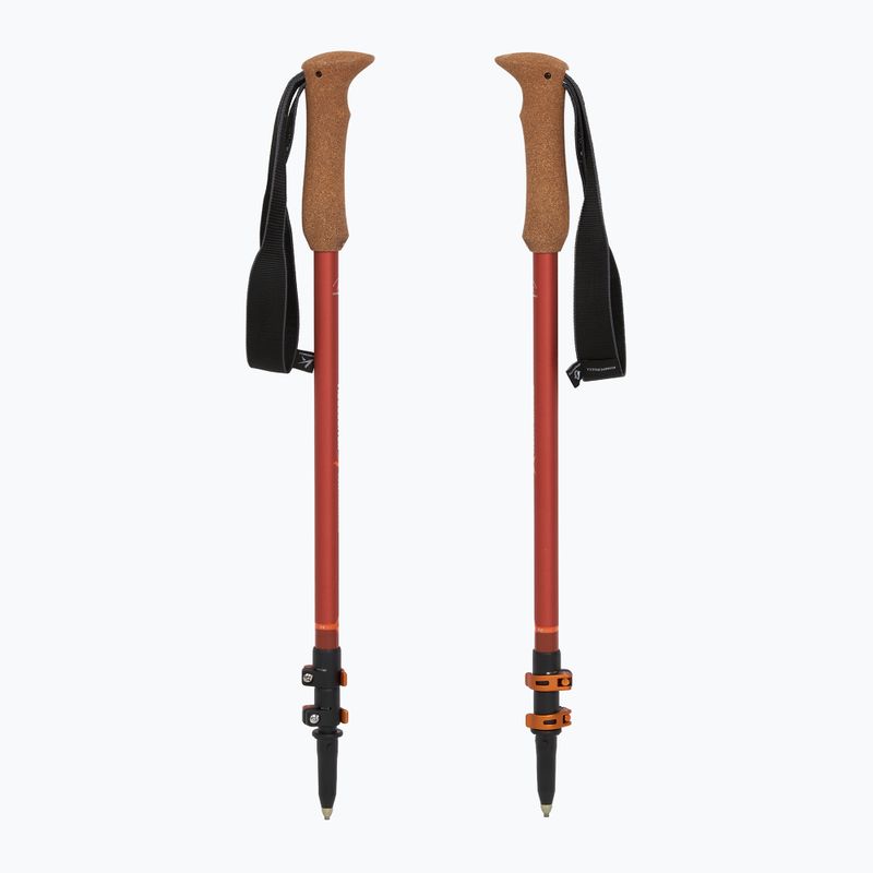 Bastoncini da trekking Komperdell Ridgehiker Zero Compact arancione bruciato 5