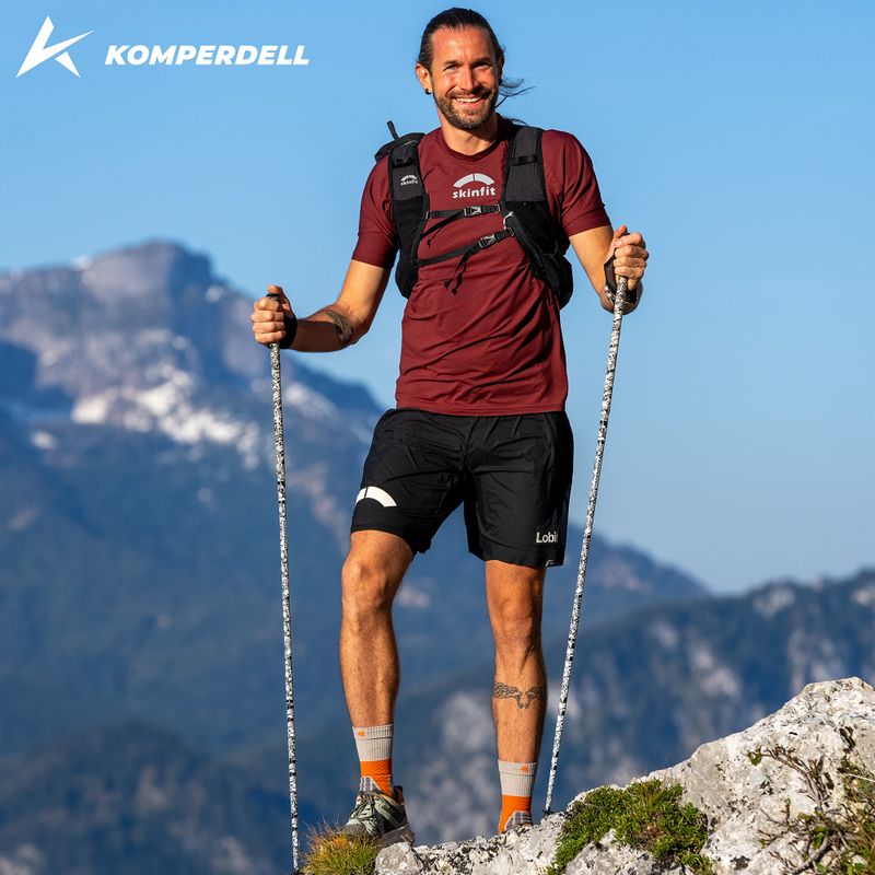 Komperdell FXP Carbon I bastoncini da corsa Erlkönig nero/bianco 4