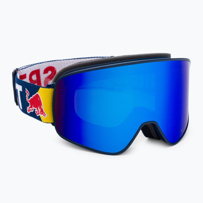 Red Bull SPECT Rush Occhiali da sci polarizzati opachi blu/blu/marrone blu a specchio/blu