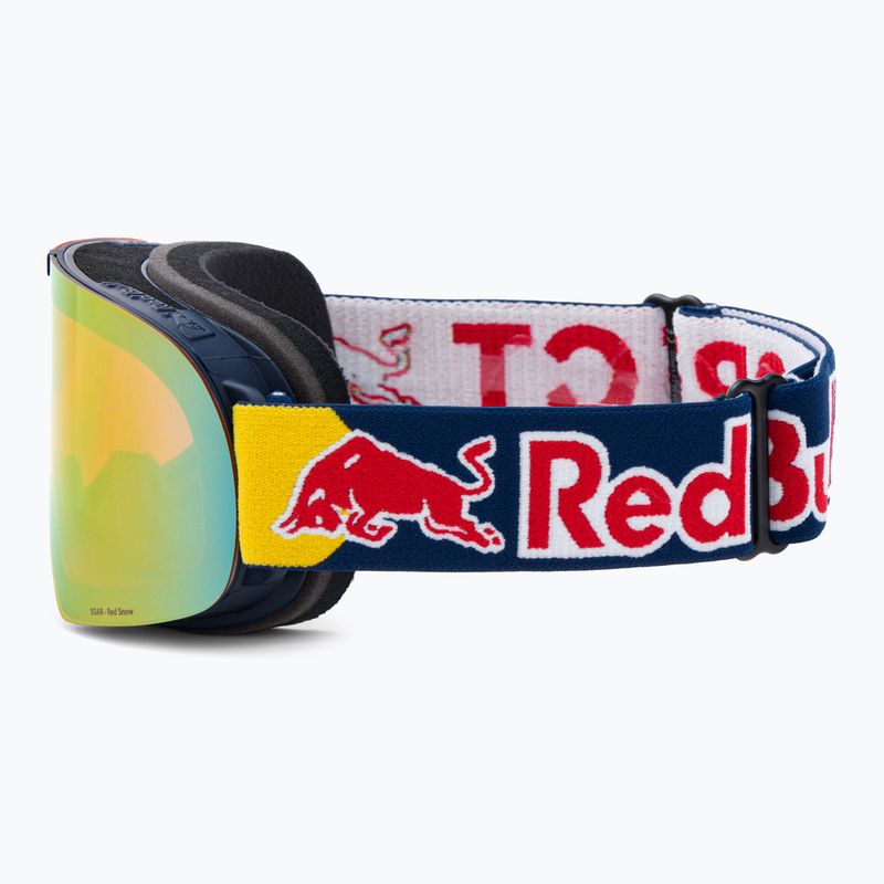 Red Bull SPECT Soar opaco blu scuro/blu/arancio rosso specchio/rosso occhiali da sci da neve 4