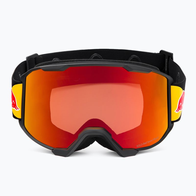 Red Bull SPECT + Pouch Solo Occhiali da sci ad alto contrasto blu opaco/nero lucido/rosso a specchio 2