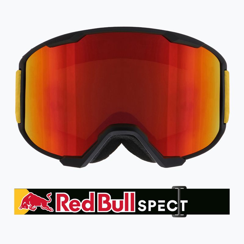 Red Bull SPECT + Pouch Solo Occhiali da sci ad alto contrasto blu opaco/nero lucido/rosso a specchio 6