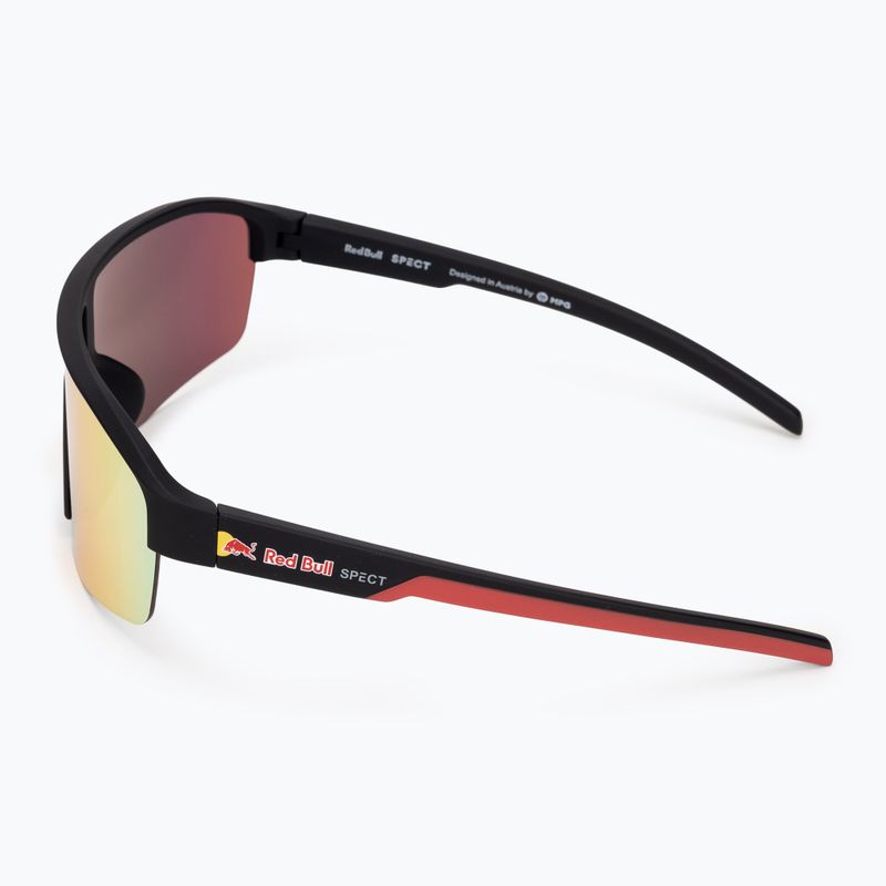 Occhiali da sole Red Bull Spect Dundee nero/marrone con specchio rosso 4