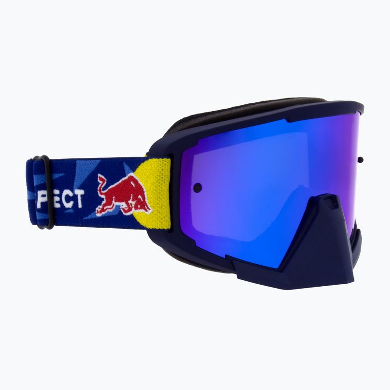 Occhiali da ciclismo Red Bull SPECT Whip matte blue/smoke/blue mirror 4