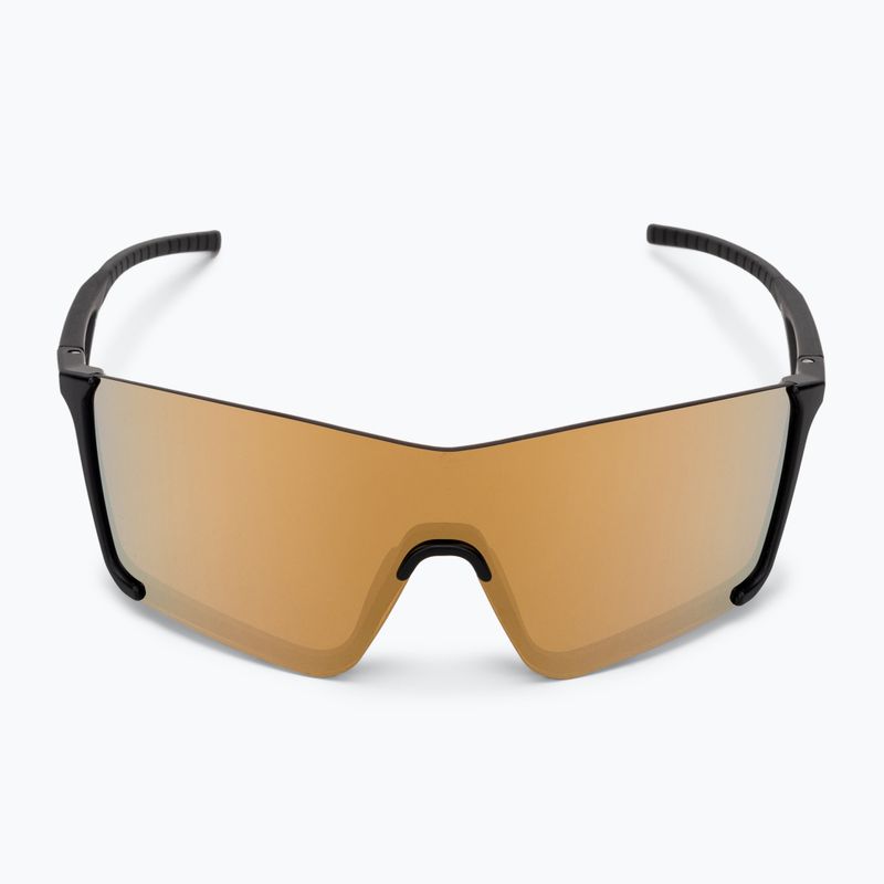 Occhiali da sole Red Bull Spect Backra nero opaco/fumo con specchio dorato 3