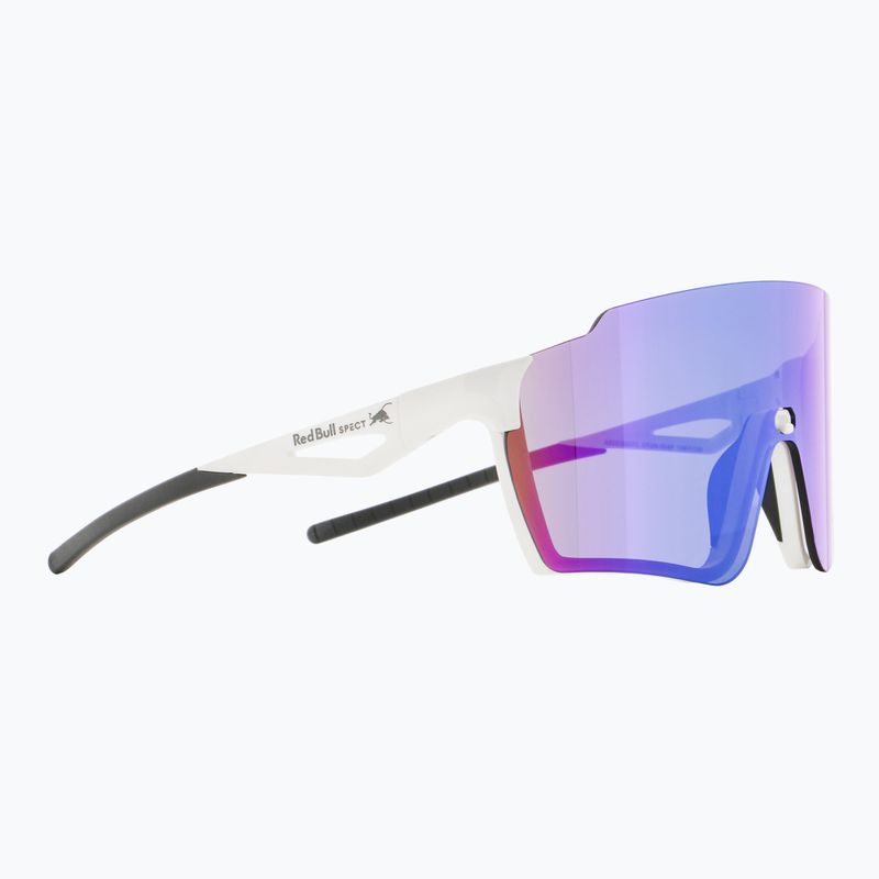 Occhiali da sole Red Bull SPECT Stun bianco/fumo lucido con specchio verde-viola 5