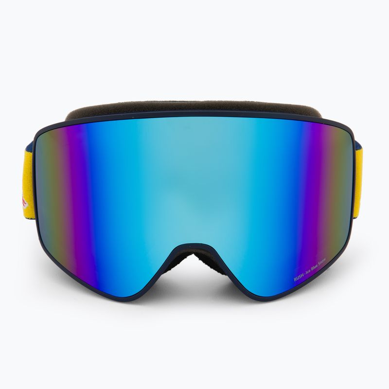 Occhiali da sci Red Bull SPECT Rush blu/ghiaccio blu neve/fumo con specchio blu 2
