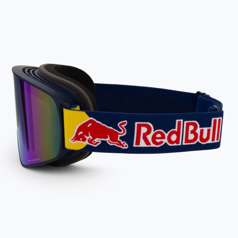 Occhiali da sci Red Bull SPECT Rush blu/ghiaccio blu neve/fumo con specchio blu 4