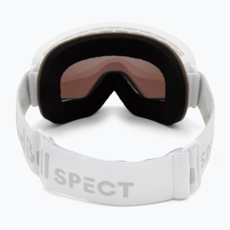 Red Bull SPECT Rush bianco/blu ghiaccio neve/fumo con occhiali da sci a specchio blu 3