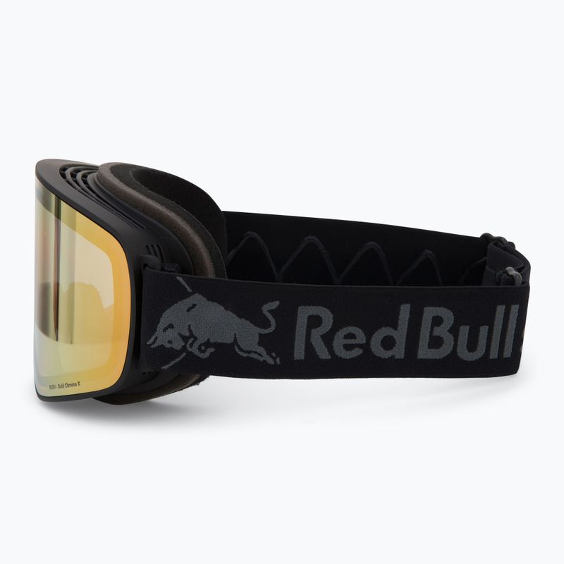 Occhiali da sci Red Bull SPECT Rush Photo nero/marrone con cromatura oro x 4
