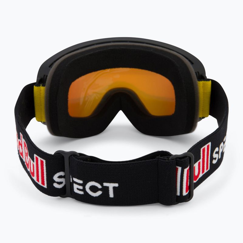 Occhiali da sci Red Bull SPECT Rush nero/rosso neve - arancio con specchio rosso 3