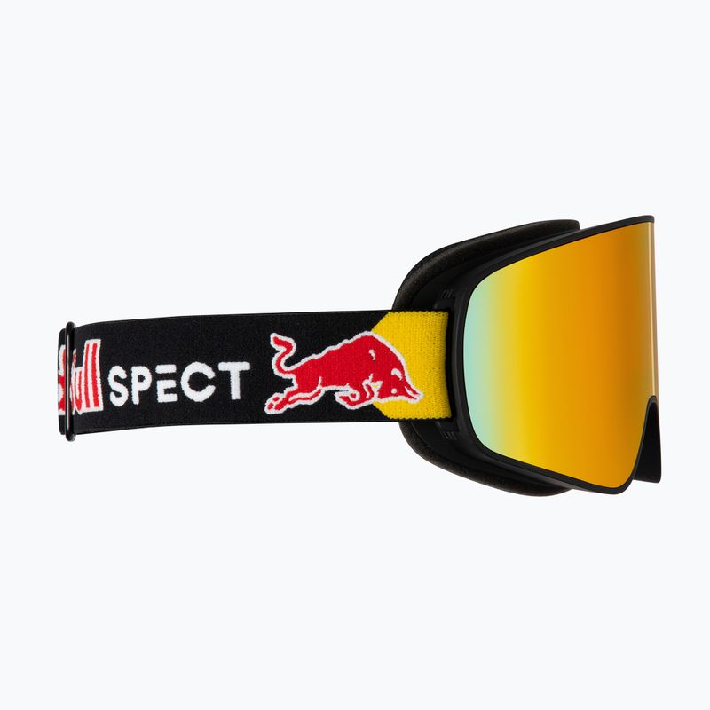Occhiali da sci Red Bull SPECT Rush nero/rosso neve - arancio con specchio rosso 5