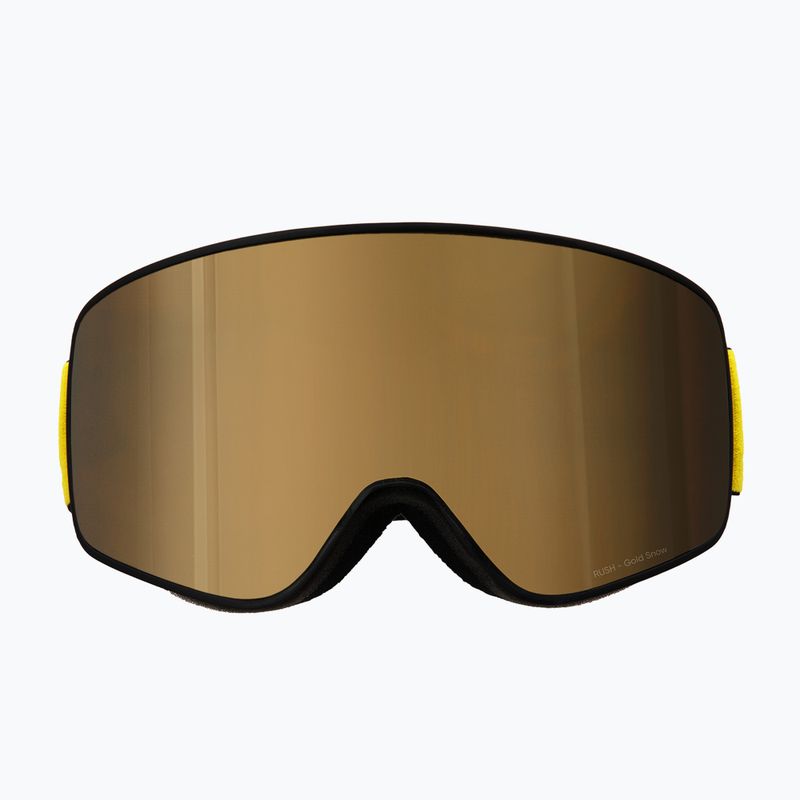 Occhiali da sci Red Bull SPECT Rush nero/oro - arancio con specchio oro 6