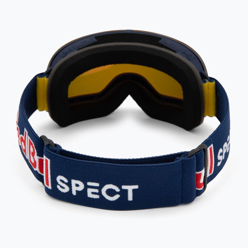 Maschera da sci Red Bull SPECT Rush matte blue/orange with red mirror 3
