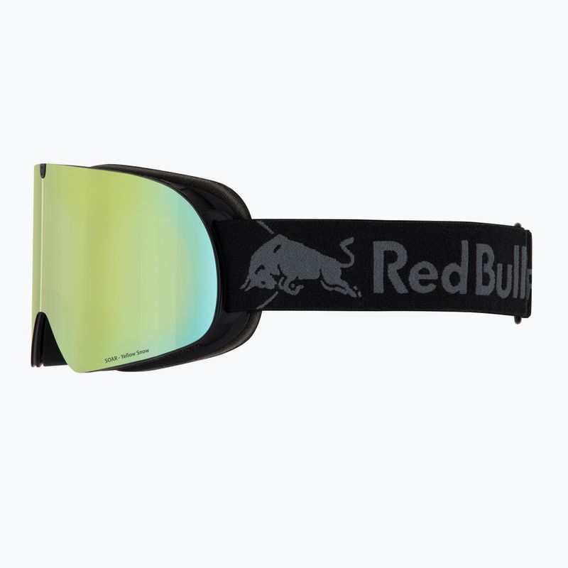 Maschera da sci Red Bull SPECT Rush matt black/smoke with yellow mirror 4