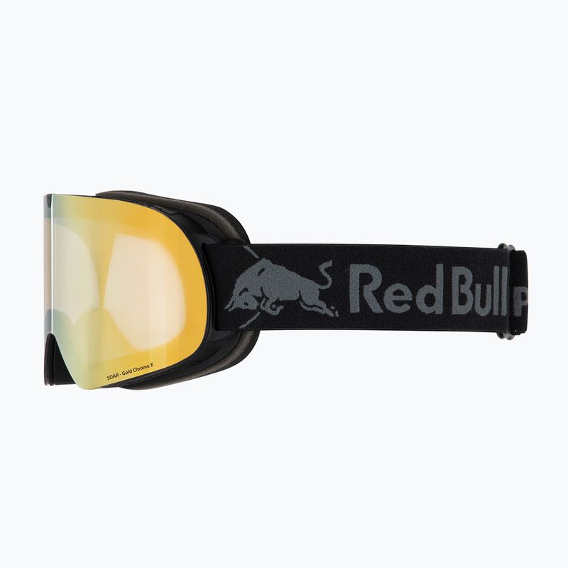 Occhiali da sci Red Bull SPECT Soar Photo nero/marrone con cromatura oro x 5
