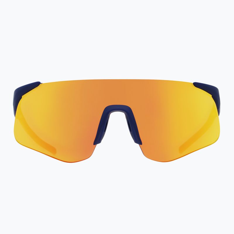 Occhiali da sole Red Bull SPECT Mark blu/marrone con specchio rosso arancione 2