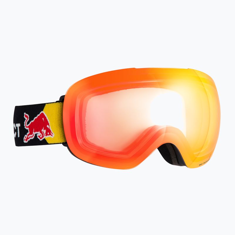 Maschera da sci Red Bull Spect Bent Photo matt black/brown with red chrom x