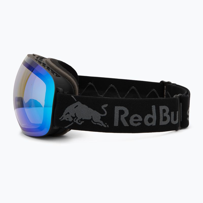 Occhiali da sci Red Bull SPECT Bent Photo nero/azzurro con cromatura blu x 4