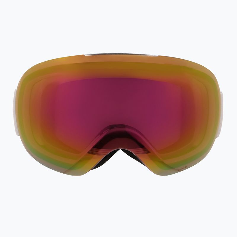 Maschera da sci Red Bull Spect Bent matt white/red with pink purple mirror 4