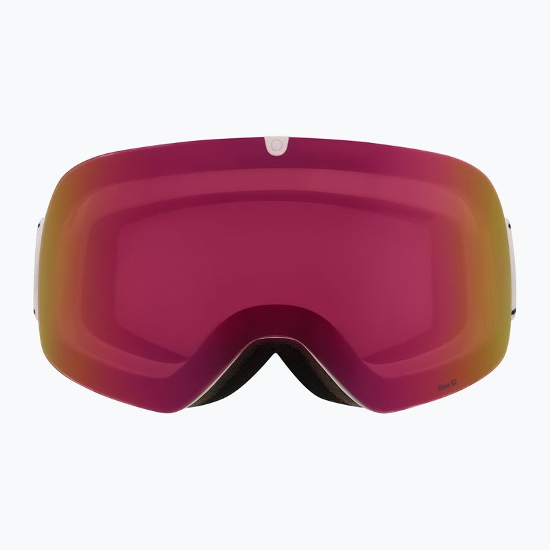 Maschera da sci Red Bull SPECT Rush matt white/red with pink purple mirror 5