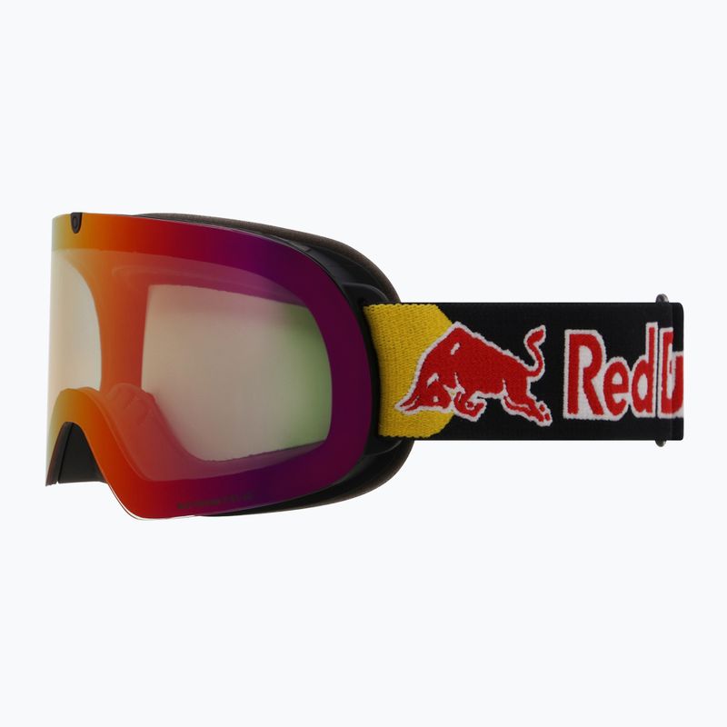 Maschera da sci Red Bull SPECT Soar Photo matte black/brown with red chrome x 2