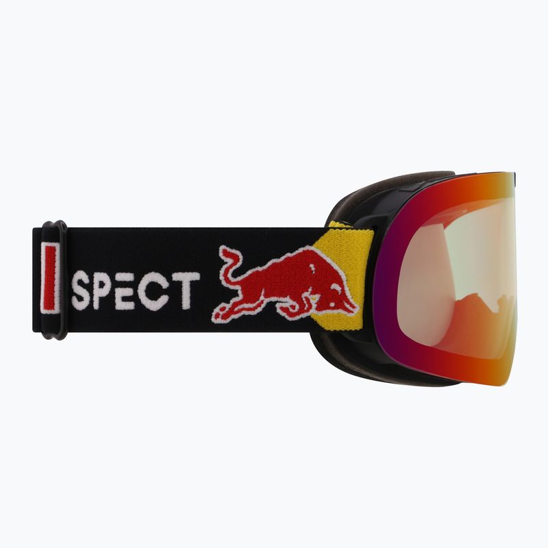 Maschera da sci Red Bull SPECT Soar Photo matte black/brown with red chrome x 3