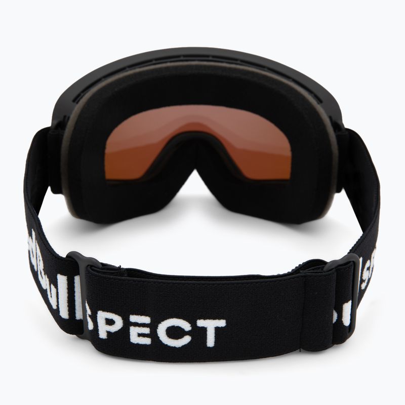 Maschera da sci Red Bull SPECT Rush matt black/brown with green mirror 3