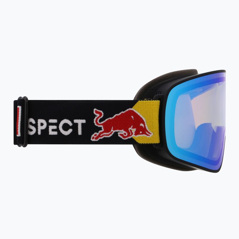 Maschere da sci Red Bull SPECT Rush Photo matte black/light blue with blue chrom x 3