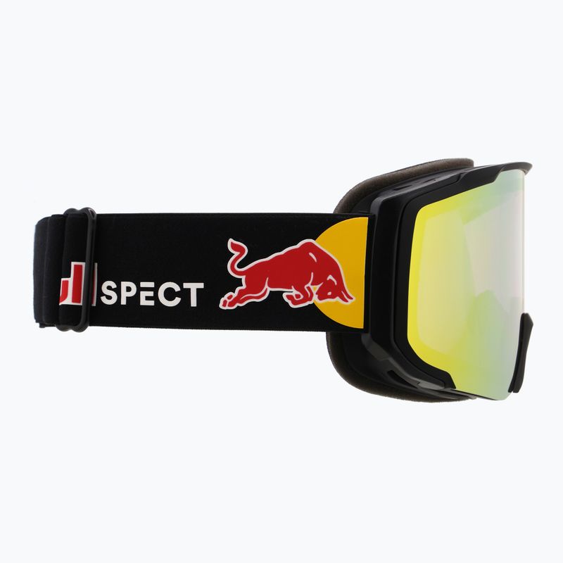 Maschera da sci Red Bull SPECT Jibb matt black/smoke with yellow mirror 3