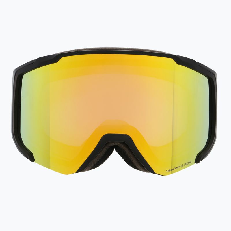 Maschera da sci Red Bull SPECT Jibb matt black/smoke with yellow mirror 5