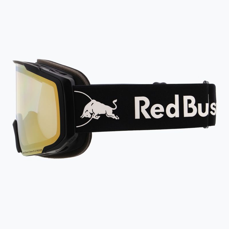 Maschera da sci Red Bull SPECT Jibb Photo matt black/brown with gold chrome x 8