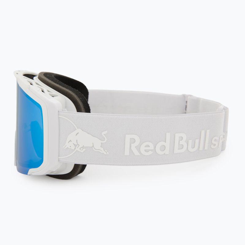 Maschera Red Bull SPECT Jibb matt white/smoke with blue mirror 4