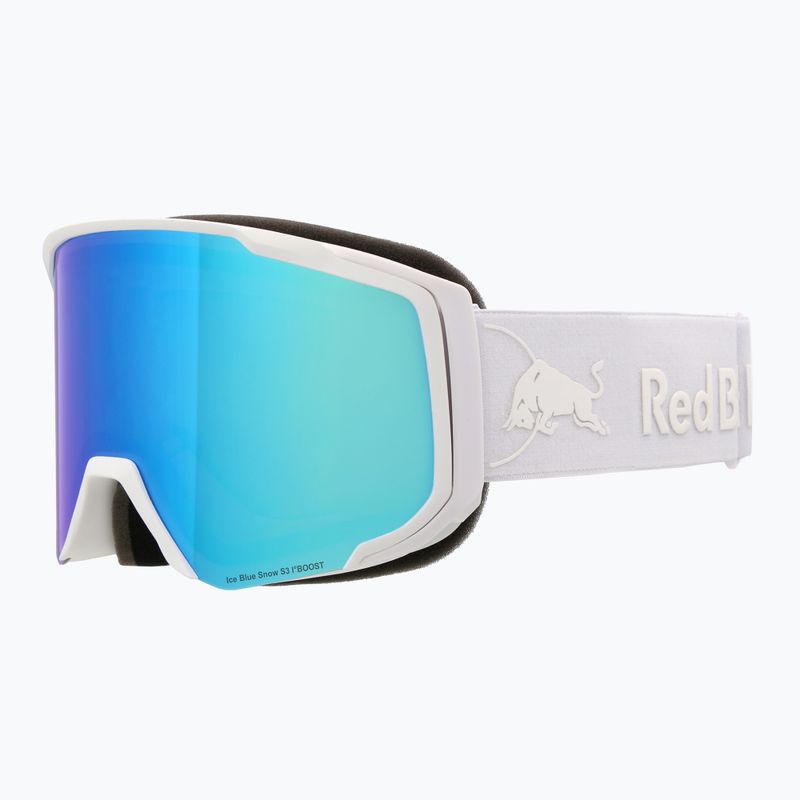Maschera Red Bull SPECT Jibb matt white/smoke with blue mirror 2
