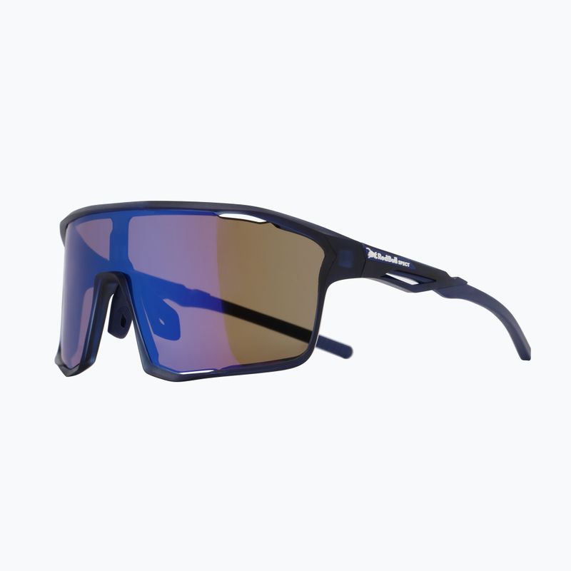 Occhiali da sole Red Bull SPECT Rumble blu scuro/marrone con specchio blu 3