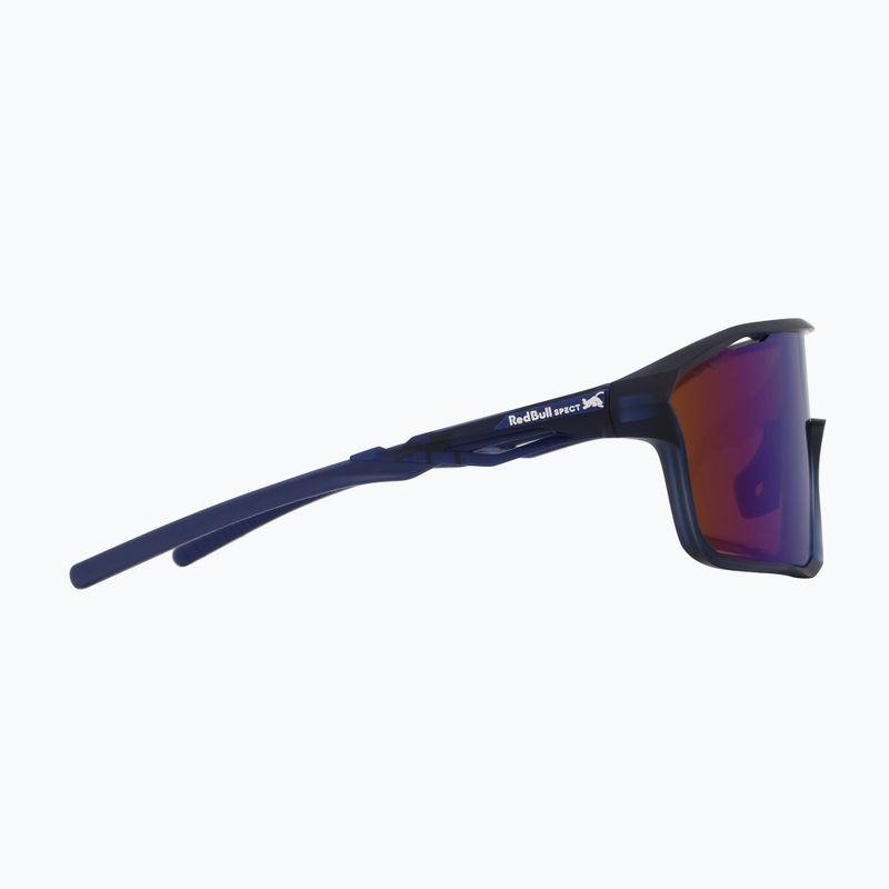 Occhiali da sole Red Bull SPECT Rumble blu scuro/marrone con specchio blu 4