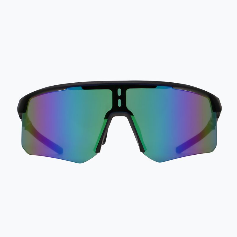 Occhiali da sole Red Bull SPECT Riddle nero/fumo con specchio verde viola 2
