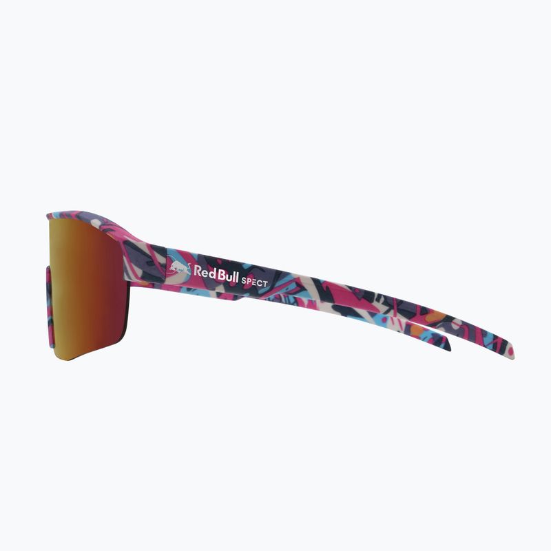 Occhiali da sole Red Bull SPECT Dundee matt blue-pink pattern/smoke pink-yellow mirror 4